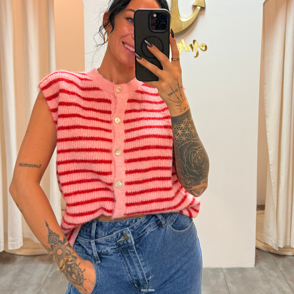 sienna | striped vest