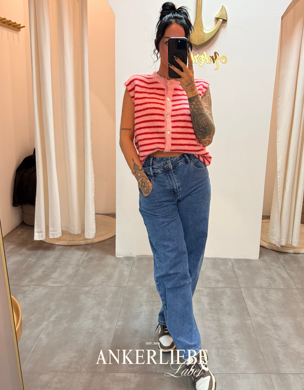 image sienna | striped vest