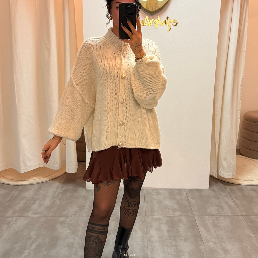 basic amira beige | wollweste