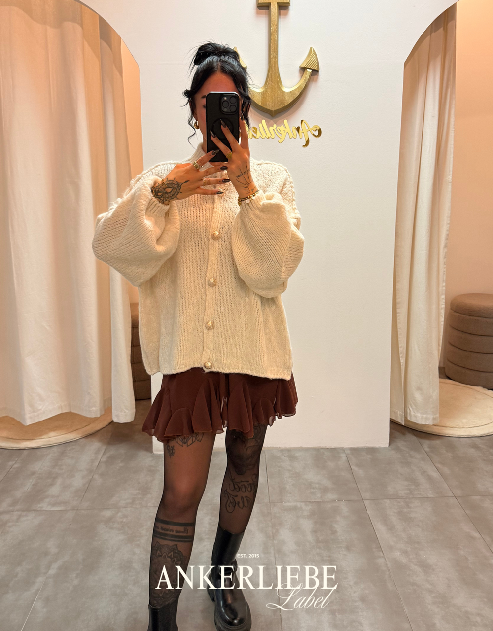 basic amira beige | wollweste