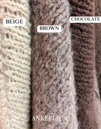 zoey bow beige | cardigan