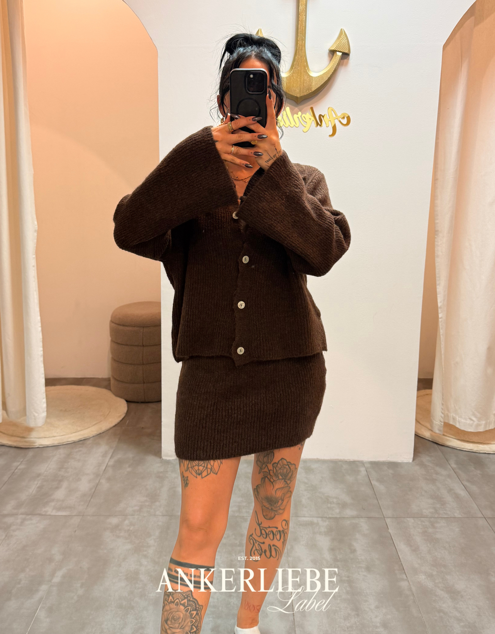 Ava Knit Set | Chocolate