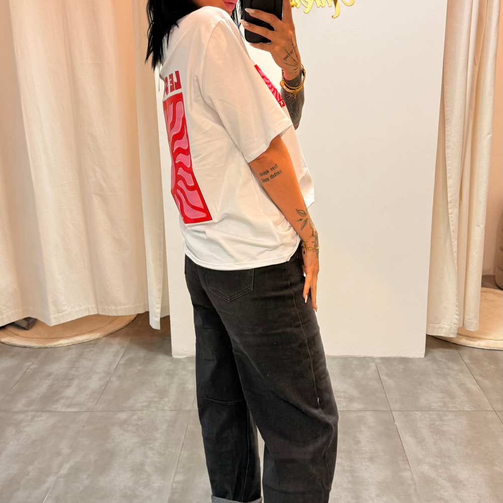 high rise ballon jean | schwarz