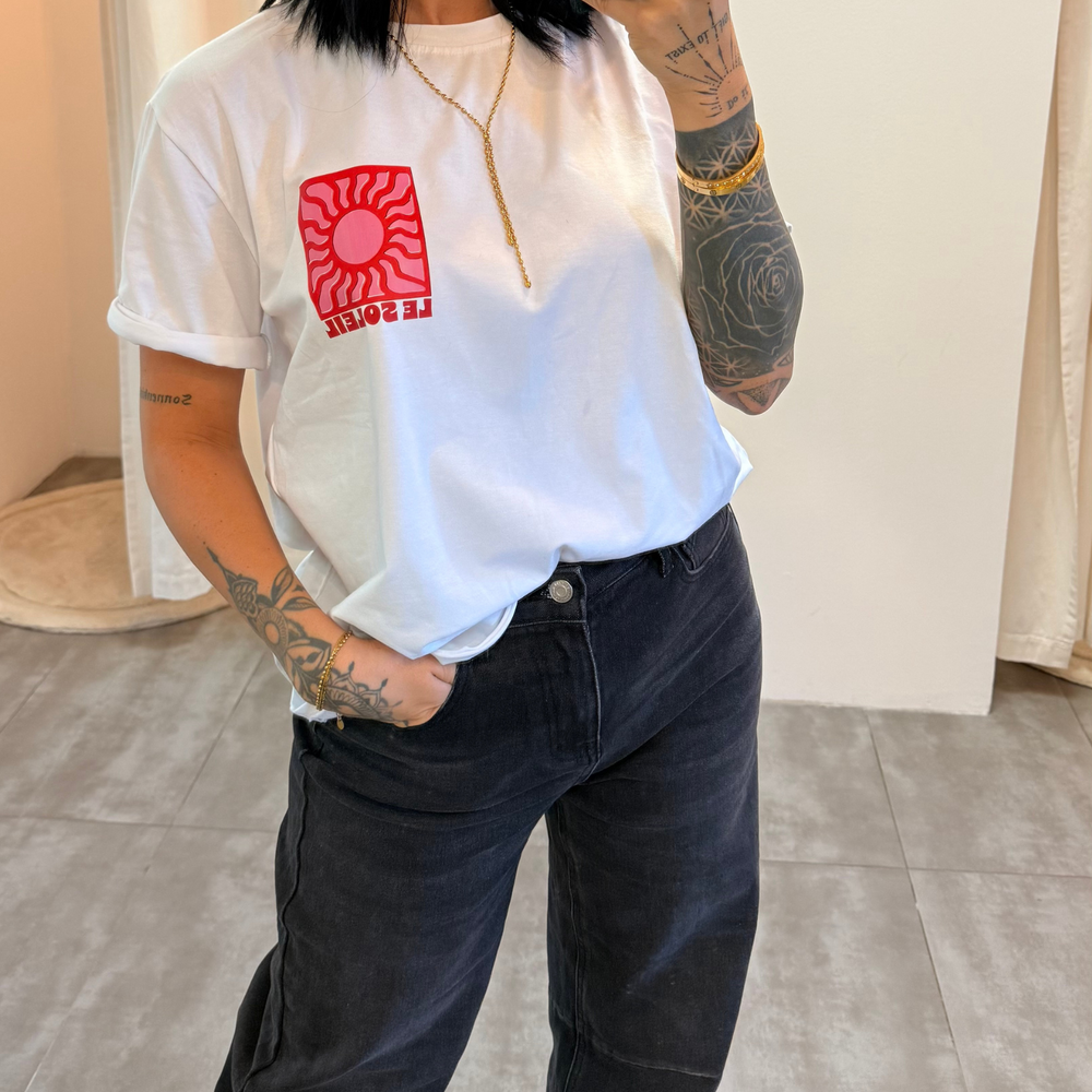 high rise ballon jean | schwarz