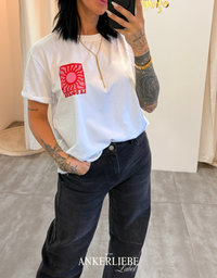 high rise ballon jean | schwarz