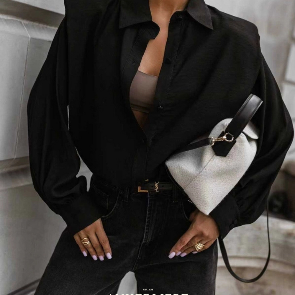 statement | bluse schwarz