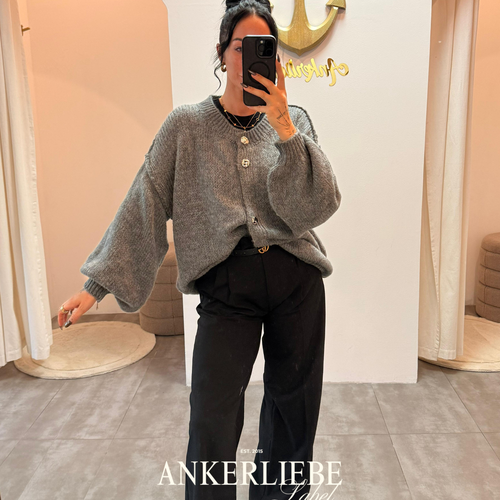 sari grey | cardigan