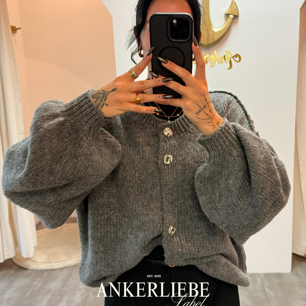 sari grey | cardigan