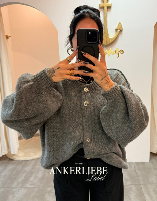 sari grey | cardigan