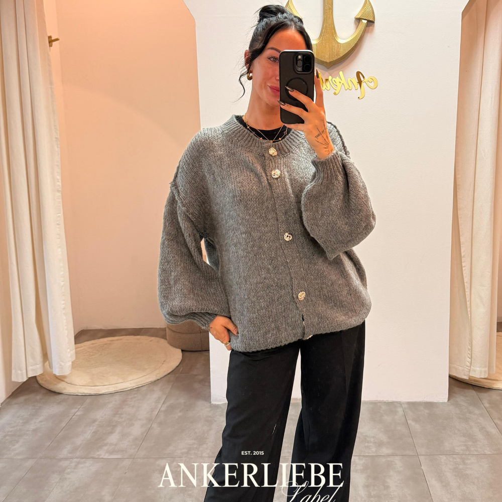 sari grey | cardigan