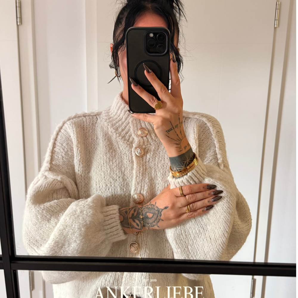 basic amira beige | wollweste