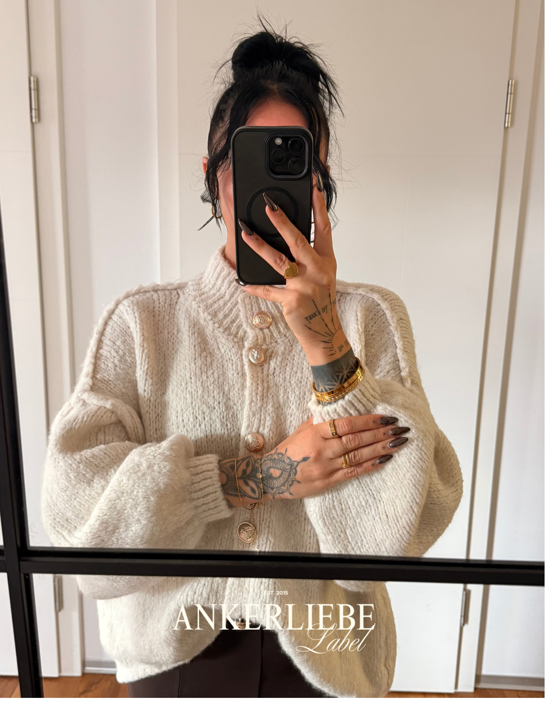 basic amira beige | wollweste