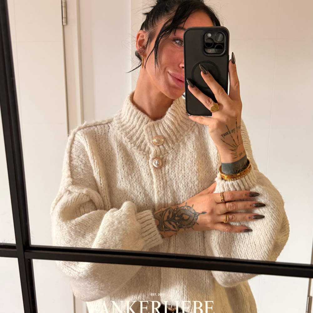 basic amira beige | wollweste