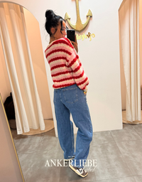 leni | striped cardigan