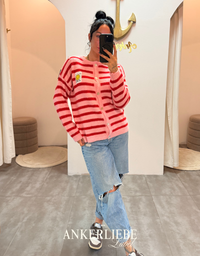 happy vibes | fuchsia weste