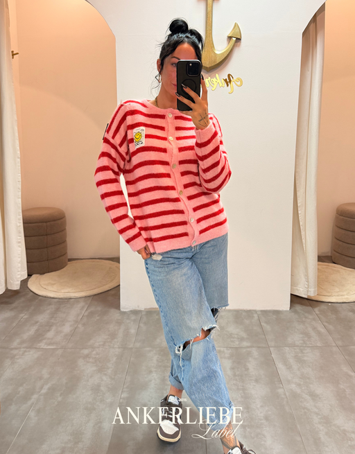 happy vibes | fuchsia weste