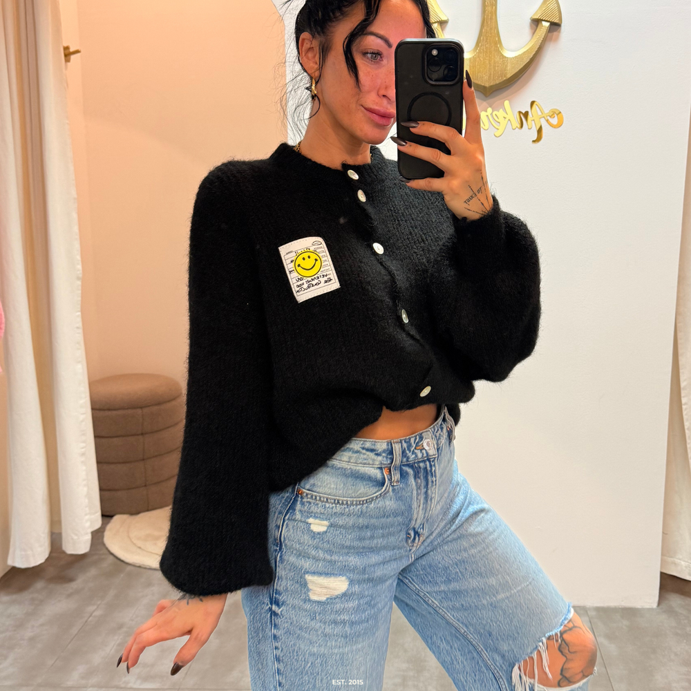 happy vibes | classic black