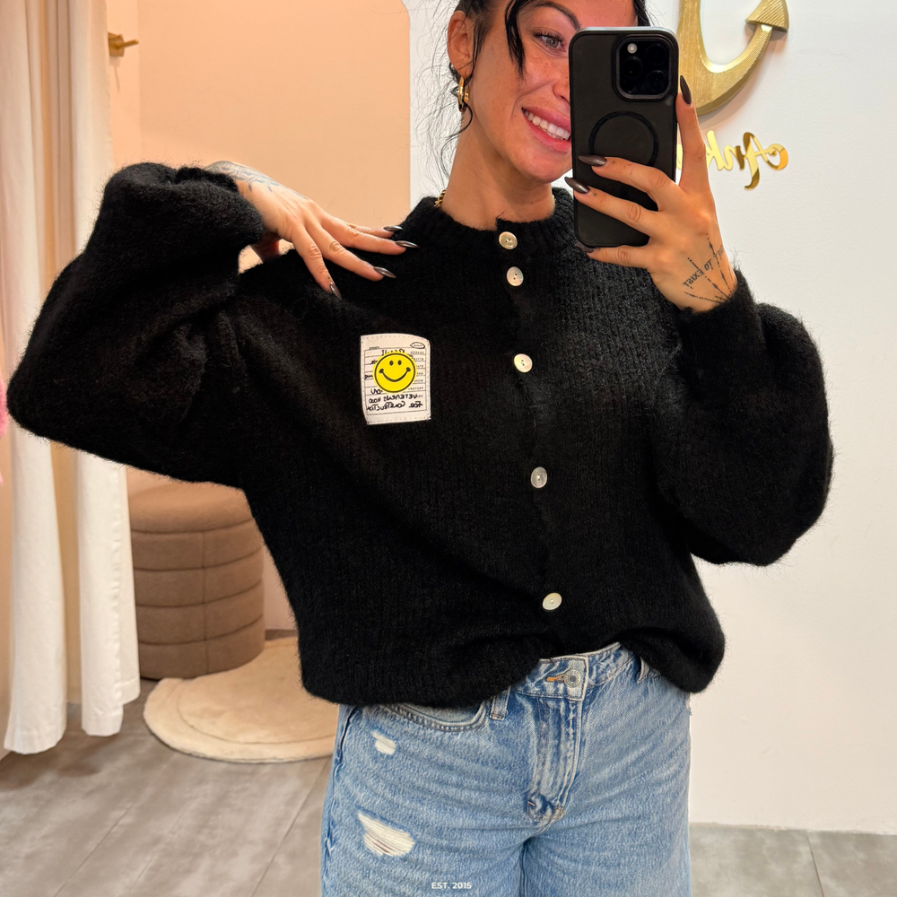 happy vibes | classic black