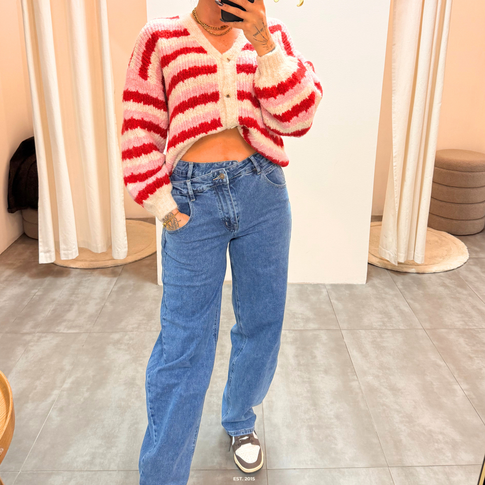 Double Waist Balloon Fit | Blue