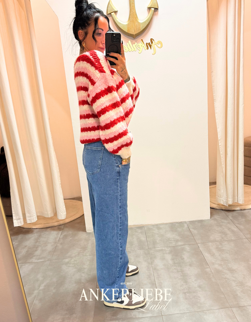 image Double Waist Balloon Fit | Blue