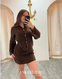 Ava Knit Set | Chocolate