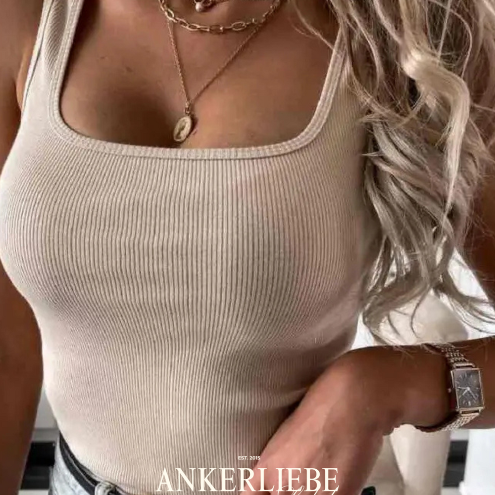 essential rib |  tank top