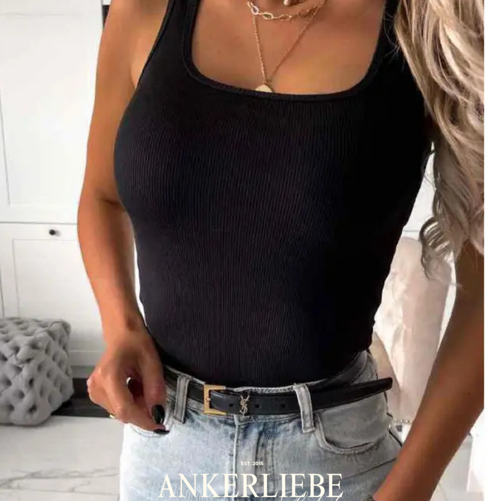 essential rib |  tank top