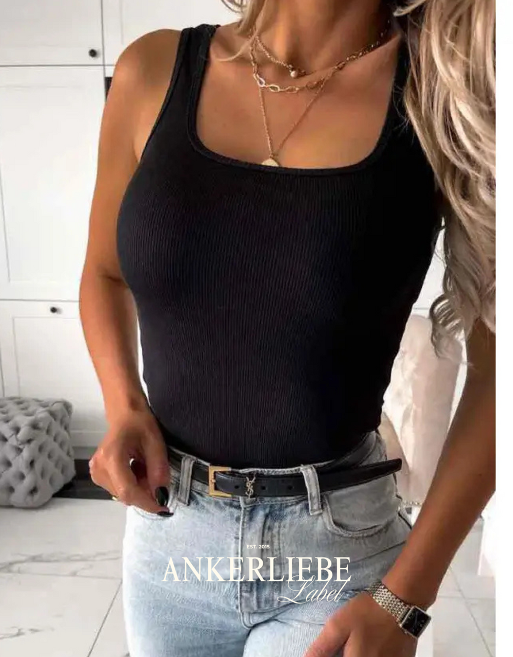essential rib |  tank top