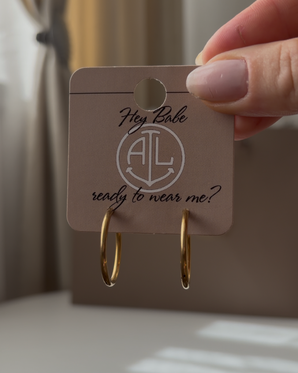 slim hoops | gold