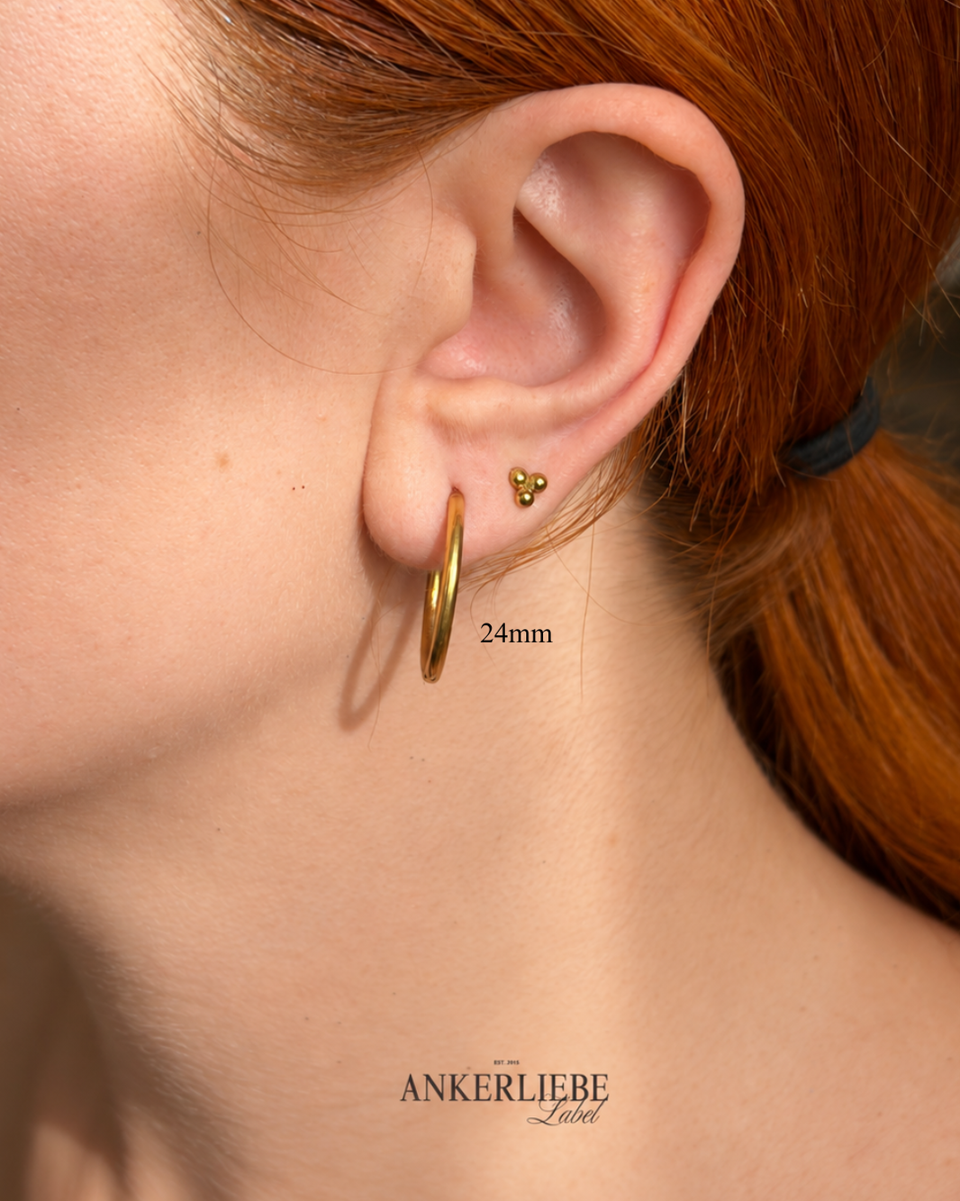 slim hoops | gold