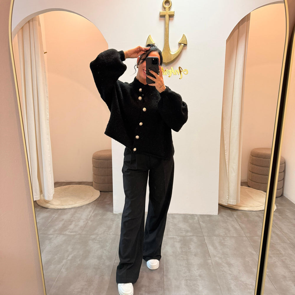 basic amira schwarz | wollweste