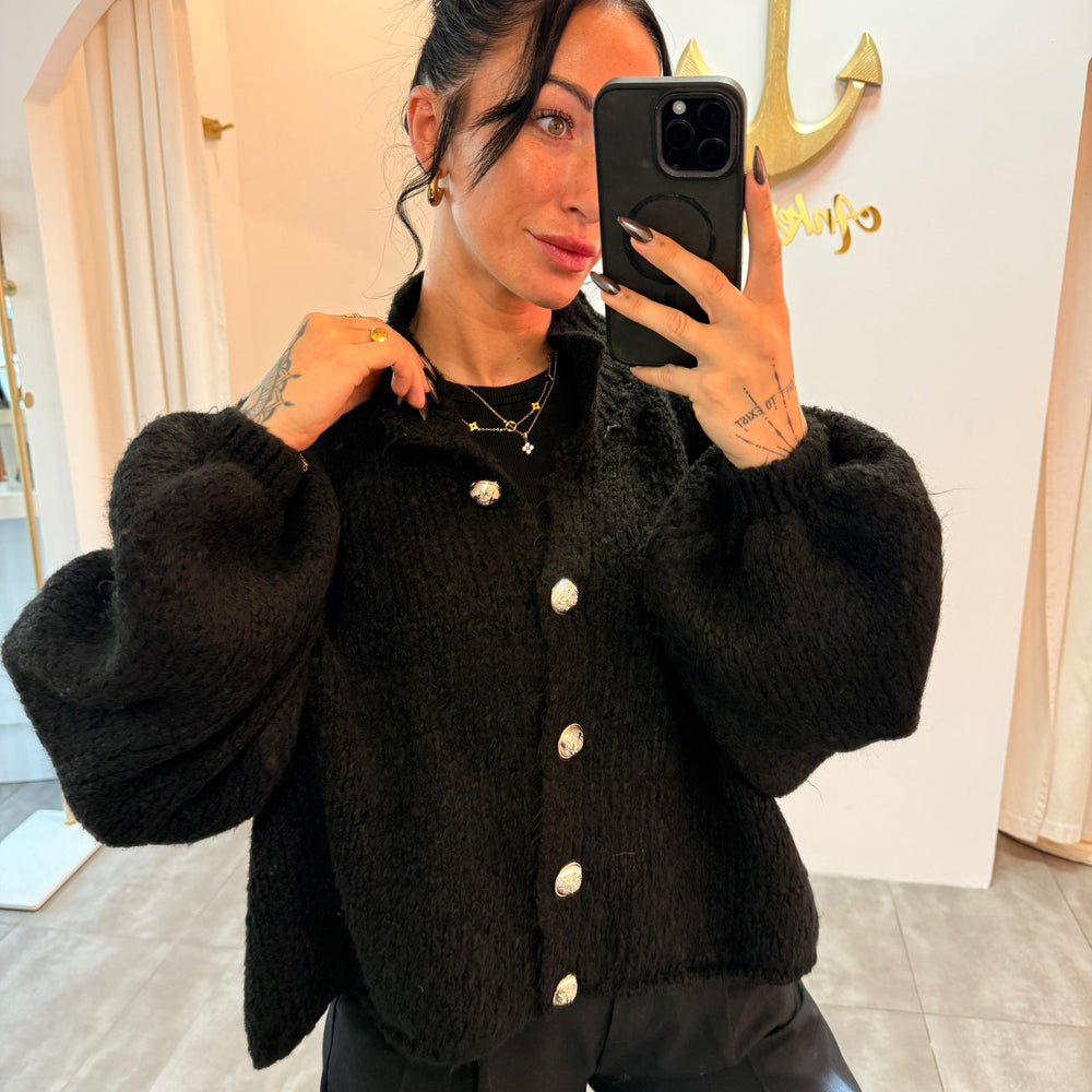 basic amira schwarz | wollweste