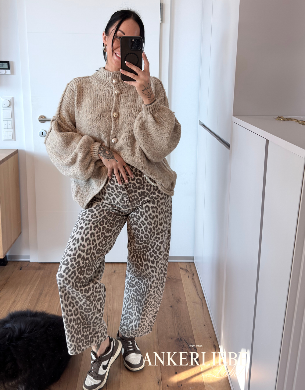 basic amira beige | wollweste