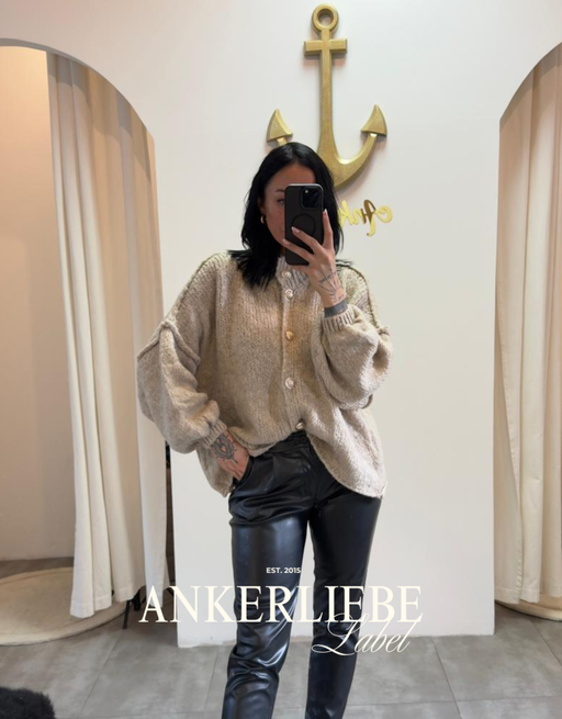 basic amira beige | wollweste