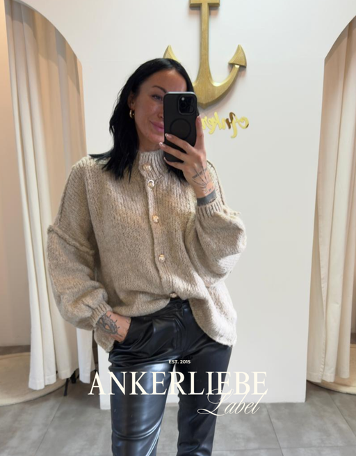 basic amira beige | wollweste