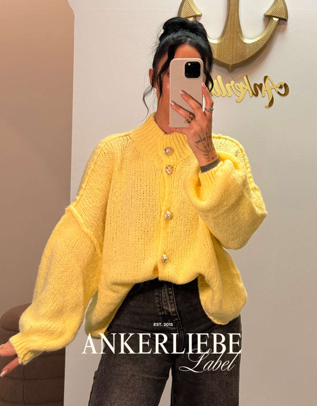 basic amira gelb | wollweste