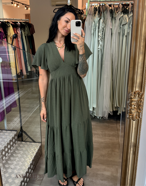 Midi-Kleid summer | khaki
