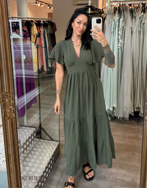 Midi-Kleid summer | khaki