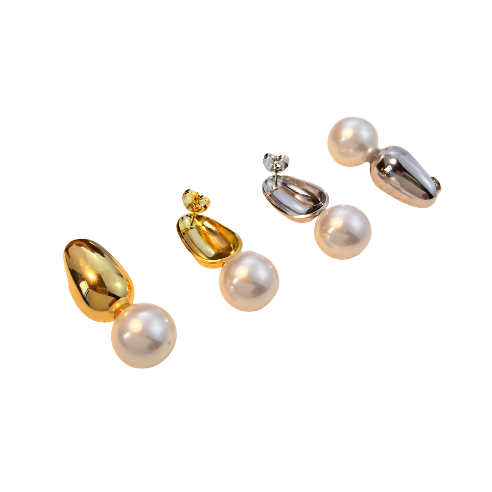 aura pearl drops | ohrstecker