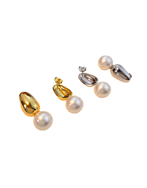 aura pearl drops | ohrstecker