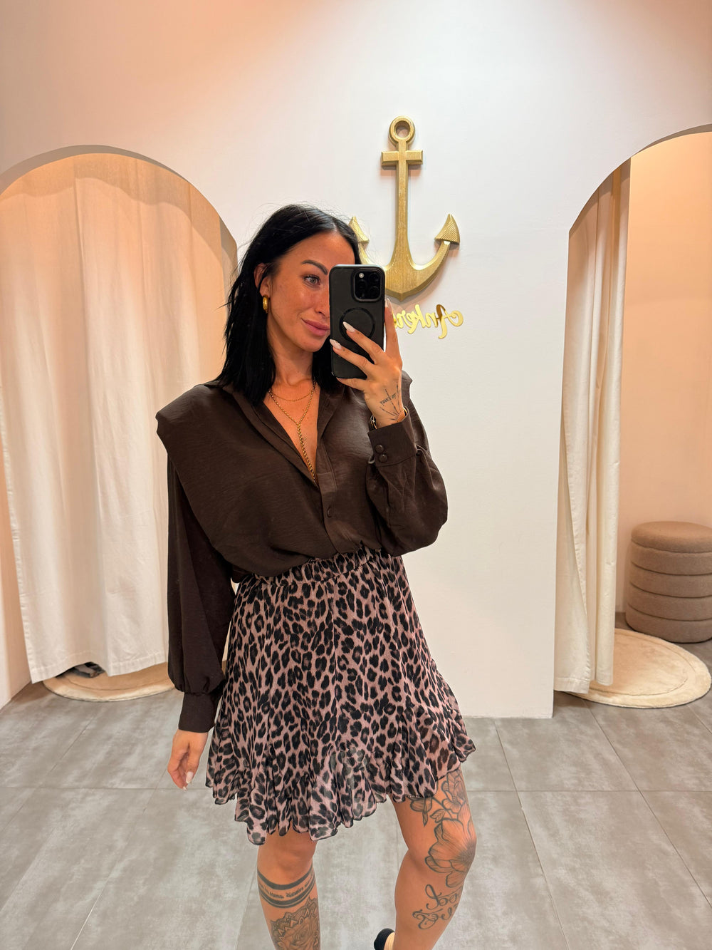 statement | blouse mocca