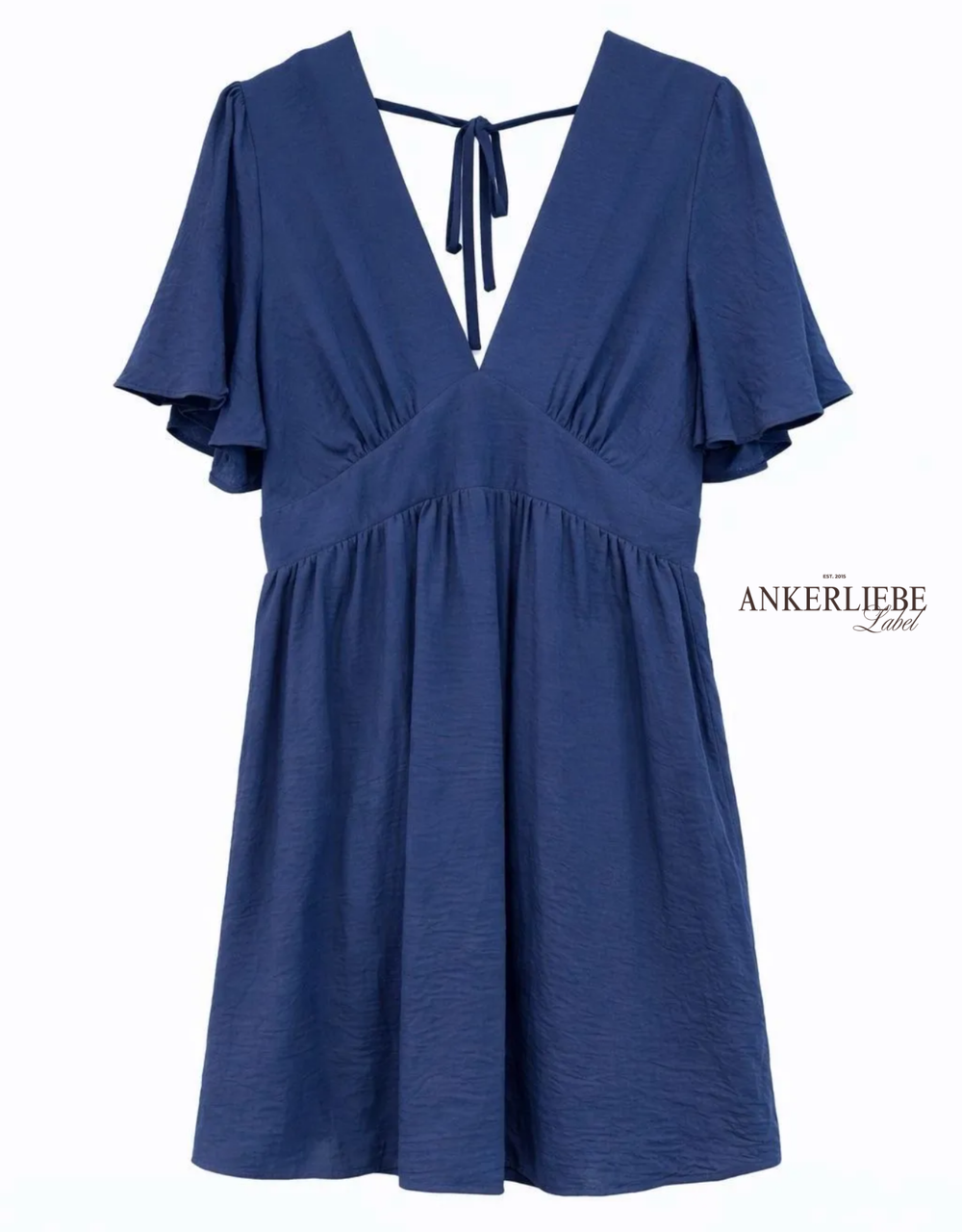 sommerkleid marineblau  | curvy