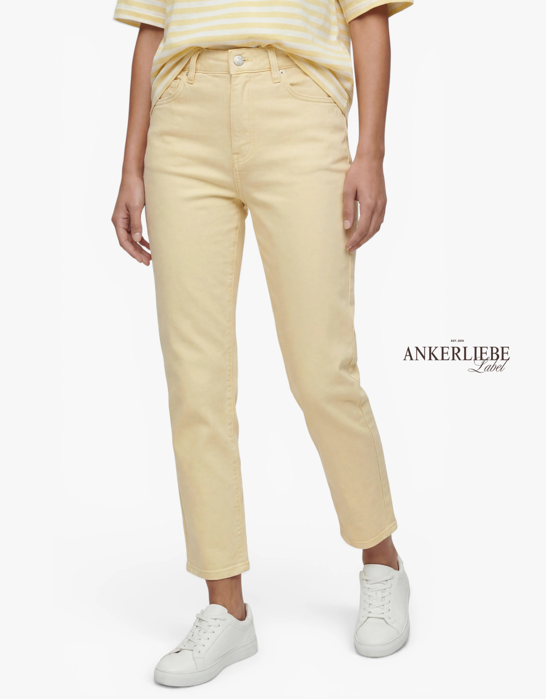 image mom jean stretch | butteryellow