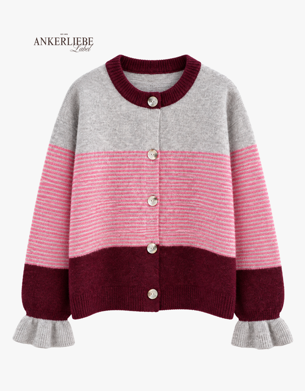 sweet cardigan | rosa bordeaux