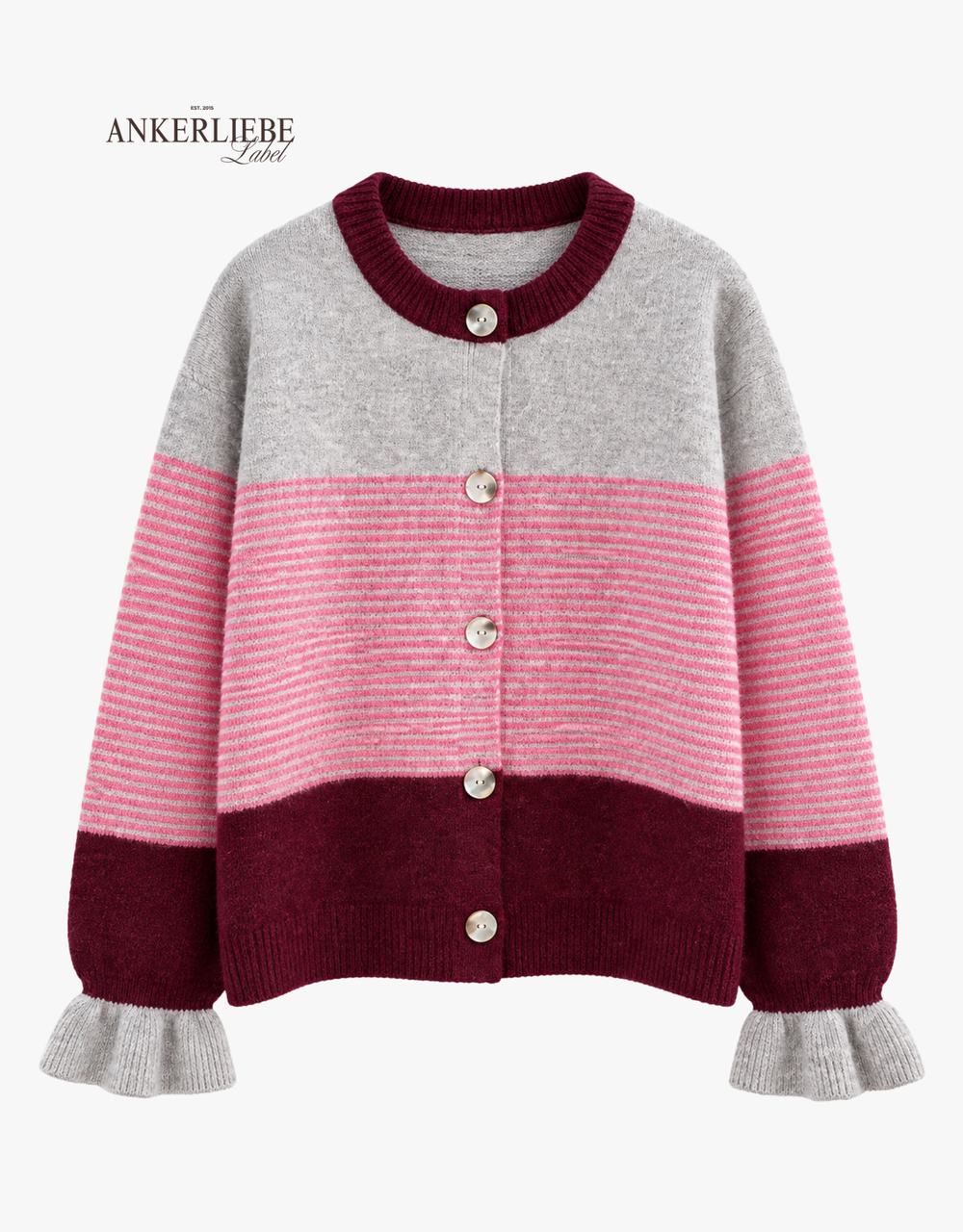 sweet cardigan | rosa bordeaux