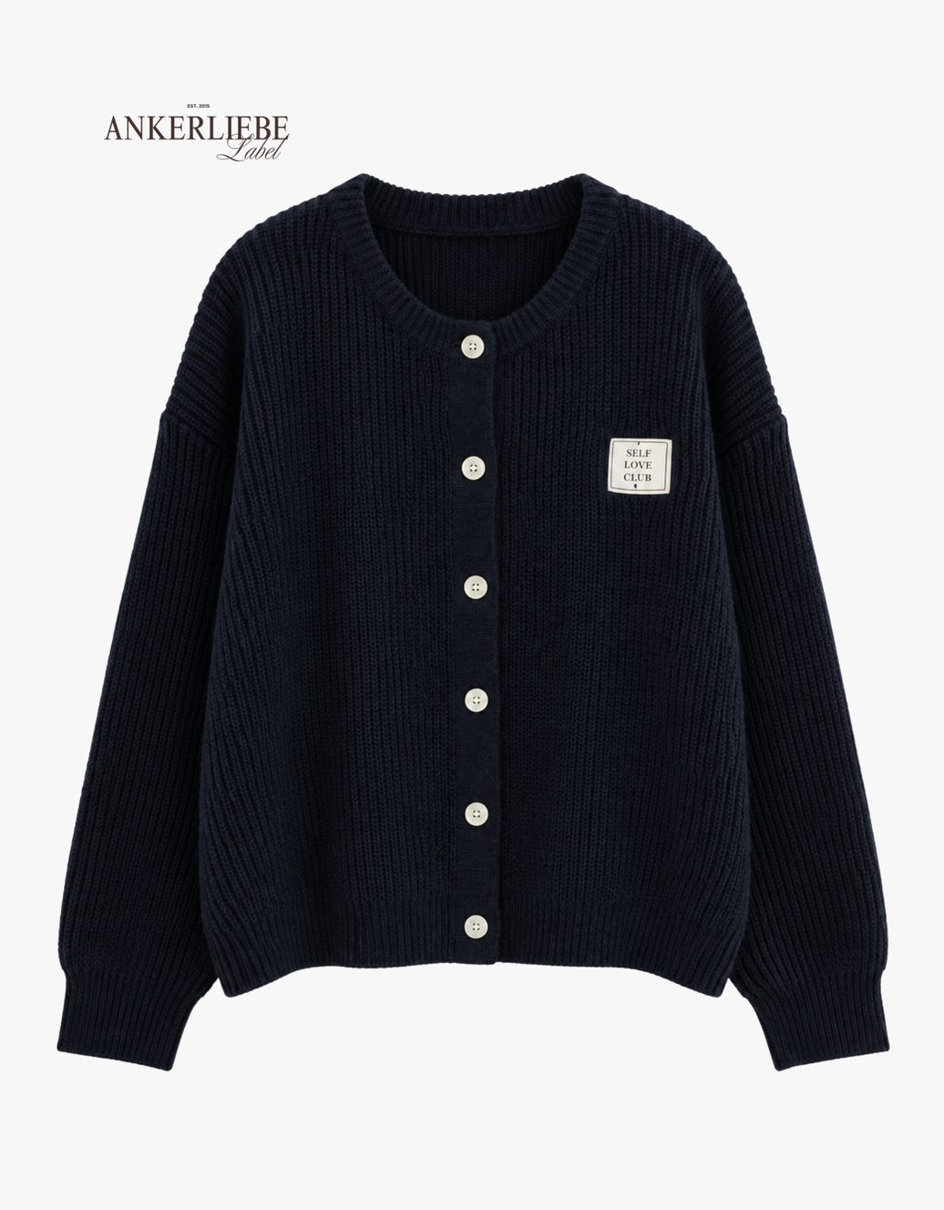 selflove club cardigan | schwarz