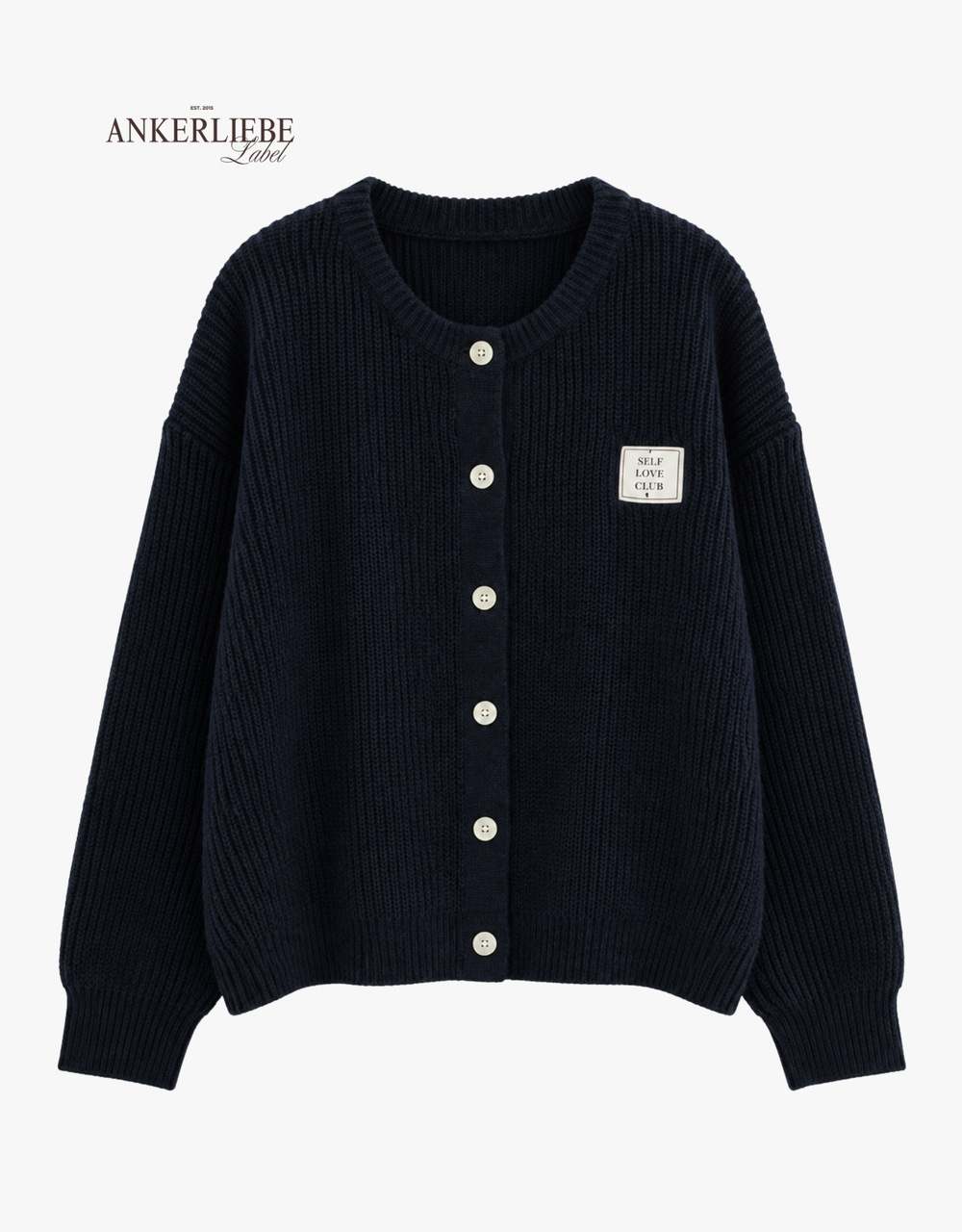 selflove club cardigan | schwarz