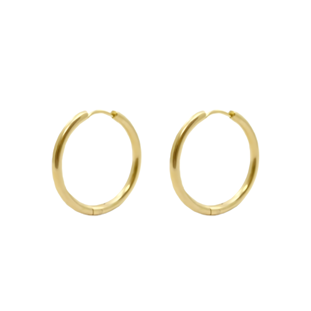 classic hoops | gold
