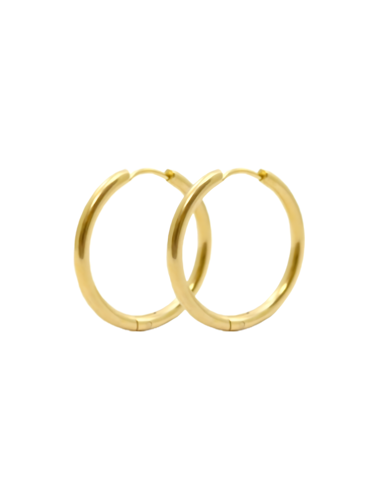 classic hoops | gold
