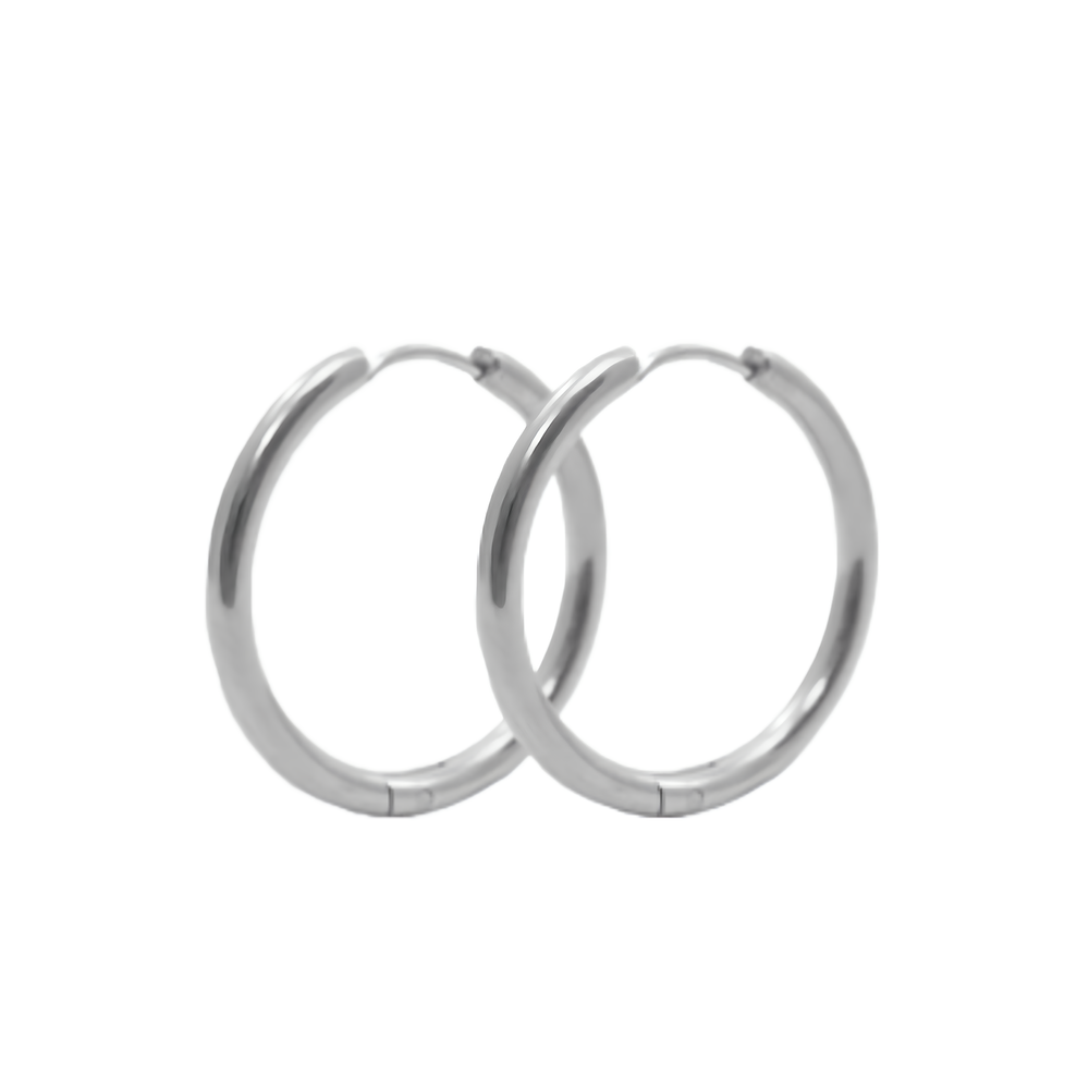 classic hoops | silber